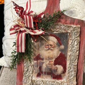 Handcrafted Christmas art